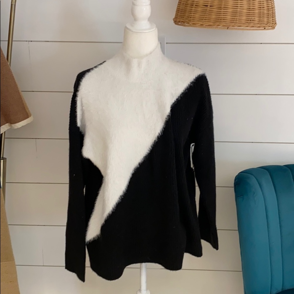Black and White Women's Sweater